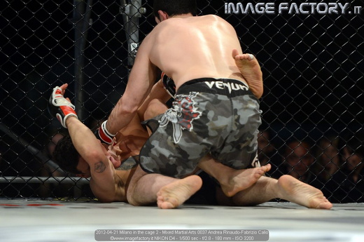 2012-04-21 Milano in the cage 2 - Mixed Martial Arts 0037 Andrea Rinaudo-Fabrizio Calio